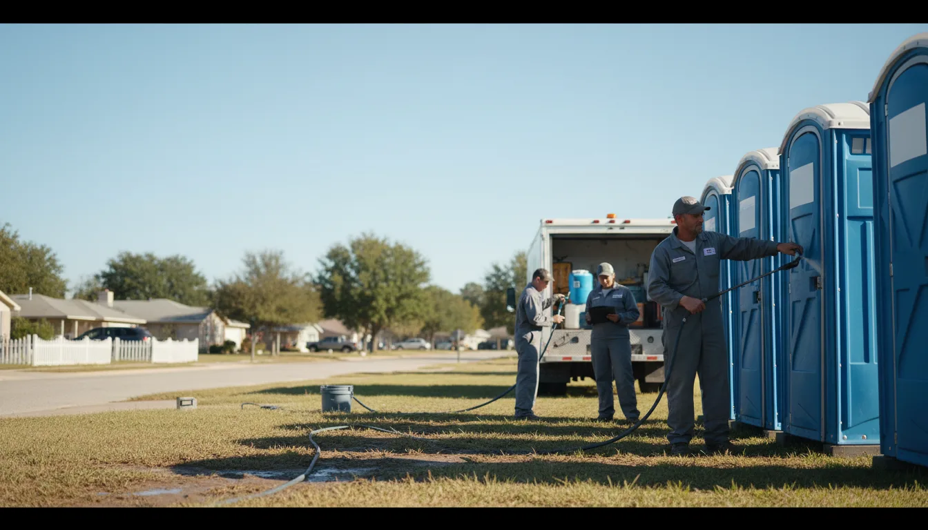 Long-Term Portable Toilet Rental in Laurel, MS near me